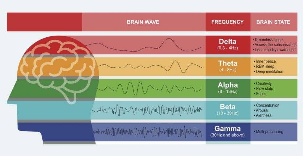 Brainwave frequencies and brain state