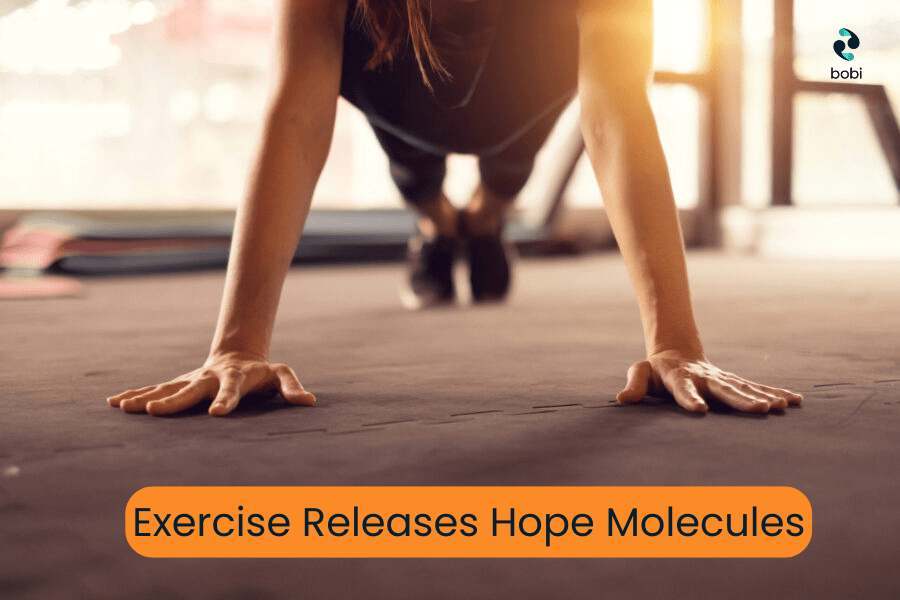 Exercise releases Hope Molecules 